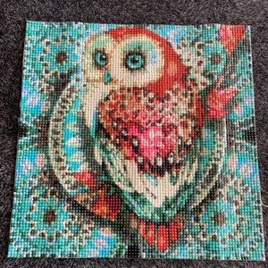 Owl diamond painting